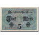 Billet, Allemagne, 5 Mark, 1917-08-01, KM:56a, TB+ - 5 Mark