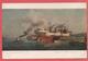 EA Alekseev 1952 Descent Of The Ship From Floating Dock Ships Barge Boat Steamer Rare - Piroscafi