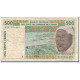 Billet, West African States, 500 Francs, 1992, KM:110Ab, B - West African States