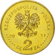Monnaie, Pologne, 2 Zlote, 2011, Warsaw, SPL, Laiton, KM:777 - Pologne