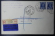 Belgium: Registered Airmail Cover  First Night Flight Leuven  Brussels - London - Autres & Non Classés