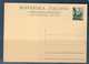 Italia 1951 Cartolina Postale "Quadriga" Nuova (Unita) C145 - Stamped Stationery