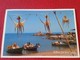 POSTAL CARTE POSTALE POST CARD DE GRECIA GREECE PULPOS OCTOPUS IN BEACH EN PLAYA TEXNH EDITIONS TIDBITS FOR YOU OUZO - Grecia