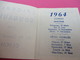 Epicerie/ Petit Calendrier De Poche/Epicerie Gougault/ CLICHY/1964      CAL405 - Kleinformat : 1961-70