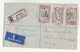 1958 NIGERIA Pmk KUMBA CAMEROON To UNITED NATIONS SECRETARY GENERAL USA  Un REGISTERED Cover Airmail Stamps - Nigeria (...-1960)