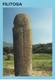 Postcard Menhir Standing Stone Filitosa Corse Symbole Phallique ? My Ref  B22976 - Dolmen & Menhirs