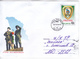 2002 , MOLDOVA  MOLDAVIE , Pre-paid Envelope , 10 Years - The Border Guards Rep.Moldova , Ganzache , Used - Moldova