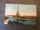 Cartolina Souvenir Del Là Tour Eiffel 1954 E Rinnovo Filo E Affrancatura Rossa - Tour Eiffel