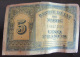 Maroc - Billet De 5 Francs Daté Du 1-8-43 - Etat D'usage - Maroc