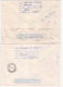 ERRORS, DIFFERENT COLOURS AND SHIFTED IMAGE, RED LAKE, REGISTERED COVER STATIONERY, ENTIER POSTAL, 3X, 1993-1996, ROMANI - Variétés Et Curiosités