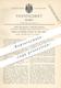 Original Patent - John Waldron , New Brunswick , Middlesex , New Jersey , USA , Aufwickeln Von Papier U. Stoff | Walze - Documents Historiques