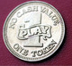 Gaming Token Jeton "Royal Caribbean Cruises / One Play" Jeton De Paquebot Croisière (USA , Floride, Miami) Casino - Casino