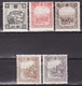 MANCHURIA - MANCHUKUO - CHINA 1944 Mi 147-152 MH* VF - 1932-45 Manchuria (Manchukuo)