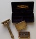 - Ancien Rasoir En Métal - Gillette - Avec Son Coffret - - Accessoires