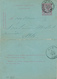 319/27 - Carte-Lettre Type TP 46 Simple Cercle DEUX-ACREN 1888 Vers ATH - Signée Degardin - Cartes-lettres