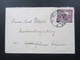 CSSR 1919 Nr. 28 EF Stempel Tannwald - Schumburg Und Rückseitig Stempel Konvent Der Hedwigschwestern - Cartas & Documentos