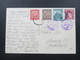 Sudetenland 1938 AK Stadtkaffee Niedermeyer Mit CSSR Frankatur Stempel Ortsgruppe Katharein Bezirk Troppau - Région Des Sudètes