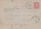 324/27 -Entier Postal Type TP 30  REPONSE - RARE Ambulant ROTTERD-ANTW. 1879 Vers MELLE - Griffe De Gare DORDRECHT - Cartes Postales 1871-1909