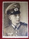 Foto AK Portrait WW2 Soldat Mit Uniform Mütze Reichsadler Hakenkreuz Ca. 1940 Würzburg - Uniformen
