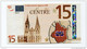 Billet De 15 Euros "Centre" 2008 - CGB - Billet Fictif 15€ - Banknote - Other & Unclassified