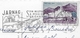 (RECTO / VERSO) JARNAC EN 1962  - N° 63 - LE CHATEAU DE CRESSE - PLUSIEURS PLIS A DR. - BEAU TIMBRE - FORMAT CPA VOYAGEE - Jarnac