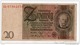 ALLEMAGNE . REICHSBANKNOTE . 20 REICHSMARK . 1929 . N° Q. 17962075 - Réf. N°10751 - - 20 Mark