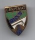 Insigne De Revers à  épingle/Ecusson/GENISSIAT/  Bronze Cloisonné émaillé/ Vers 1930-1950       MED258 - Other & Unclassified