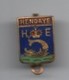 Insigne De Revers à  épingle/Écusson/HENDAYE/ Bronze Estampé Cloisonné émaillé/ Vers 1930-1950       MED261 - Other & Unclassified