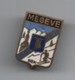 Insigne De Revers à  épingle/Écusson/MEGEVE/ Bronze Estampé Cloisonné émaillé/ Vers 1930-1950       MED262 - Autres & Non Classés