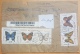 Syria 2016 CIVIL WAR PERIOD Cover Registered HAEFE Franked Butterflies  130L+ Tourism 25L Stamps = 155L, Undelivered - Syria