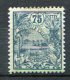 NOUVELLE-CALEDONIE -  Yv. N°  123   *   75c  Bleu S Azuré  Cote  1 Euro  BE  2 Scans - Unused Stamps