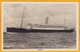 1922 - CP De Port De Vigo, Espagne Vers Thann, France - Paquebot RMS Andes - Posté à La Mer - Photo Concordante - Poste Maritime