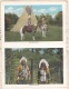 Delcampe - (12 Scan) INDIANS OF WISCONSIN DELLS - Ansichtskarten Mappe Mit 18 Ansichten, 3 Fach Frank.,  Gel.1932 V.WILWAUKEE ... - America