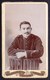 VIEILLE PHOTO CDV MILITAIRE - SOLDAT FRANCAIS DU 4ème REGIMENT à ALGER ( Légion ?)  - PHOTO LANZARO De ALGER - Old (before 1900)