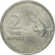 Monnaie, INDIA-REPUBLIC, 2 Rupees, 2008, TTB, Stainless Steel, KM:327 - Inde