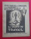 Ww2 Légion Française Des Combattans Et Volontaires 1941 Brochure Charte Du Travail Avec Organigramme Détaché - Documents