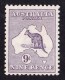 Australia 1913 Kangaroo 9d Violet 1st Watermark Mint Hinged - Ungebraucht