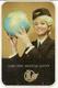 The Calendar Of The USSR - Russia - 1973 - Soviet Railways - Conductor - Globe - Advertising - Plastic - Rarity - Small : 1971-80