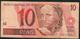 BRAZIL P245j 10 REAIS (1994)  # A9145....C  Signature 25   AVF NO P.h. ! - Brasilien