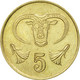 Monnaie, Chypre, 5 Cents, 1987, TTB, Nickel-brass, KM:55.2 - Chypre