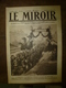 1918 LE MIROIR:USArmy;Fabrication Des Filet Anti Sous-marin;Ukraine;British Army;Navire Espagnol IGOTZ MENDI;Le WOLF;etc - Französisch