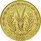Monnaie, West African States, 5 Francs, 2002, Paris, SUP - Costa De Marfil