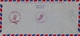 1963 , ARABIA SAUDITA , SOBRE CERTIFICADO ENTRE DJEDDAH Y NEW JERSEY , CORREO AÉREO , LLEGADA - Arabia Saudita