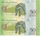 PAREJA CORRELATIVA DE VENEZUELA DE 50 BOLIVARES DEL 5 DE NOVIEMBRE 2015 SIN CIRCULAR -UNC (BANKNOTE) OSO FRONTINO (BEAR) - Venezuela