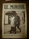 1918 LE MIROIR:Charles 1er Et Zita à Baden;Vienne;British Army à Lille;Pétain;Terribles Inondations à Valenciennes;etc - Français