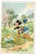 Carte Joyeuses Pâques - Walt Disney Coloprint 54180/4 - Mickey Mouse / Donald Duck - Circulée  - 2 Scans - Autres & Non Classés