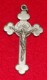 Religion - Croix Reliquaire, Avec Compartiment A Relique à L'arriere Ex SS , Rupe , Calvavarii, 8 X 4.5 X 1.2 Cm, 35 Gr - Religion & Esotérisme