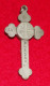 Religion - Croix Reliquaire, Avec Compartiment A Relique à L'arriere Ex SS , Rupe , Calvavarii, 8 X 4.5 X 1.2 Cm, 35 Gr - Religion & Esotérisme