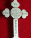 Religion - Croix Reliquaire, Avec Compartiment A Relique à L'arriere Ex SS , Rupe , Calvavarii, 8 X 4.5 X 1.2 Cm, 35 Gr - Religion & Esotérisme
