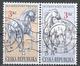 Czech Republic 1996. Scott #2993a (U) Horses * Complet Set - Oblitérés